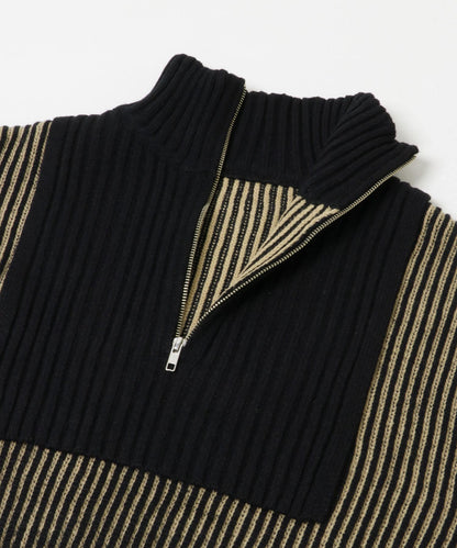 「每年大熱」KBF半拉鍊拼色Knit