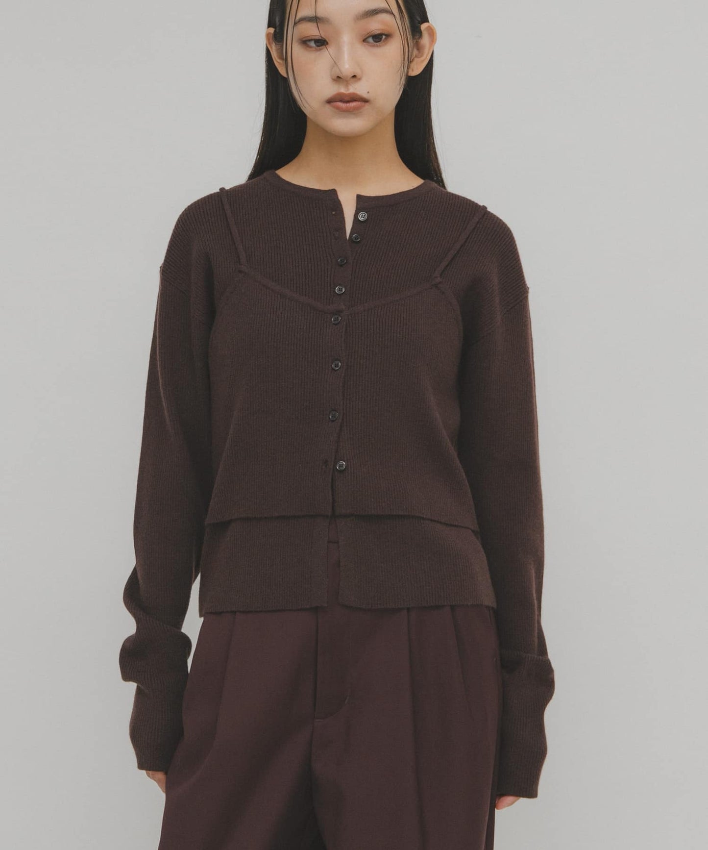 KBF 背心 + 針織衫SET