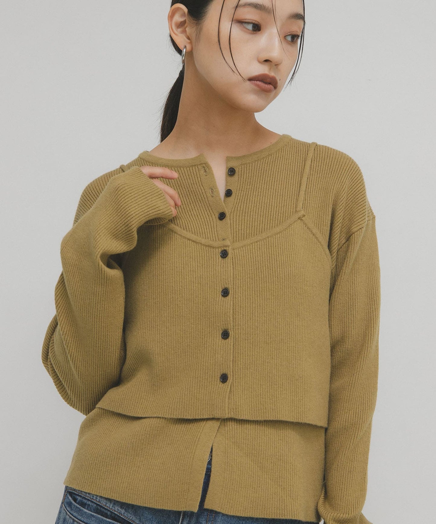 KBF 背心 + 針織衫SET