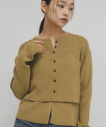 KBF 背心 + 針織衫SET