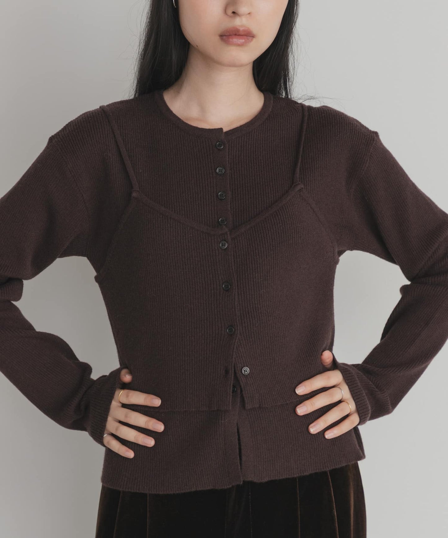 KBF 背心 + 針織衫SET