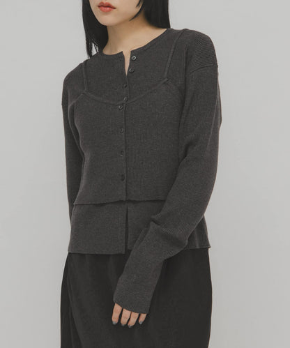 KBF 背心 + 針織衫SET