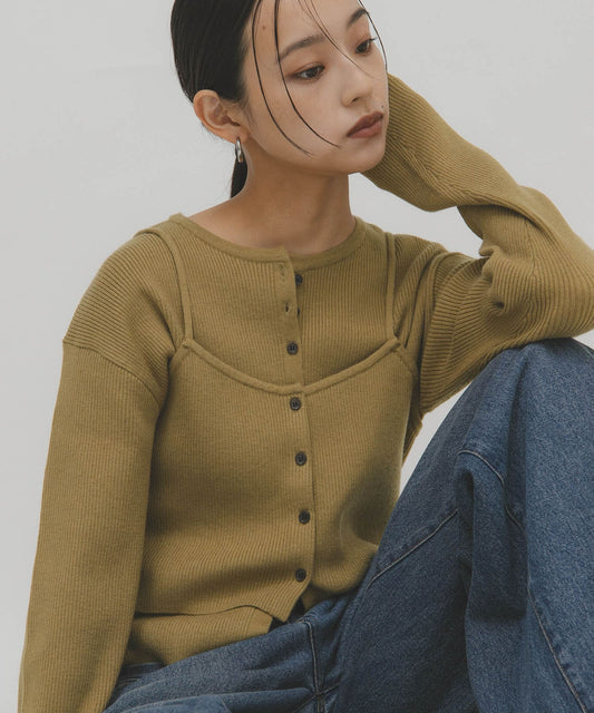 KBF 背心 + 針織衫SET