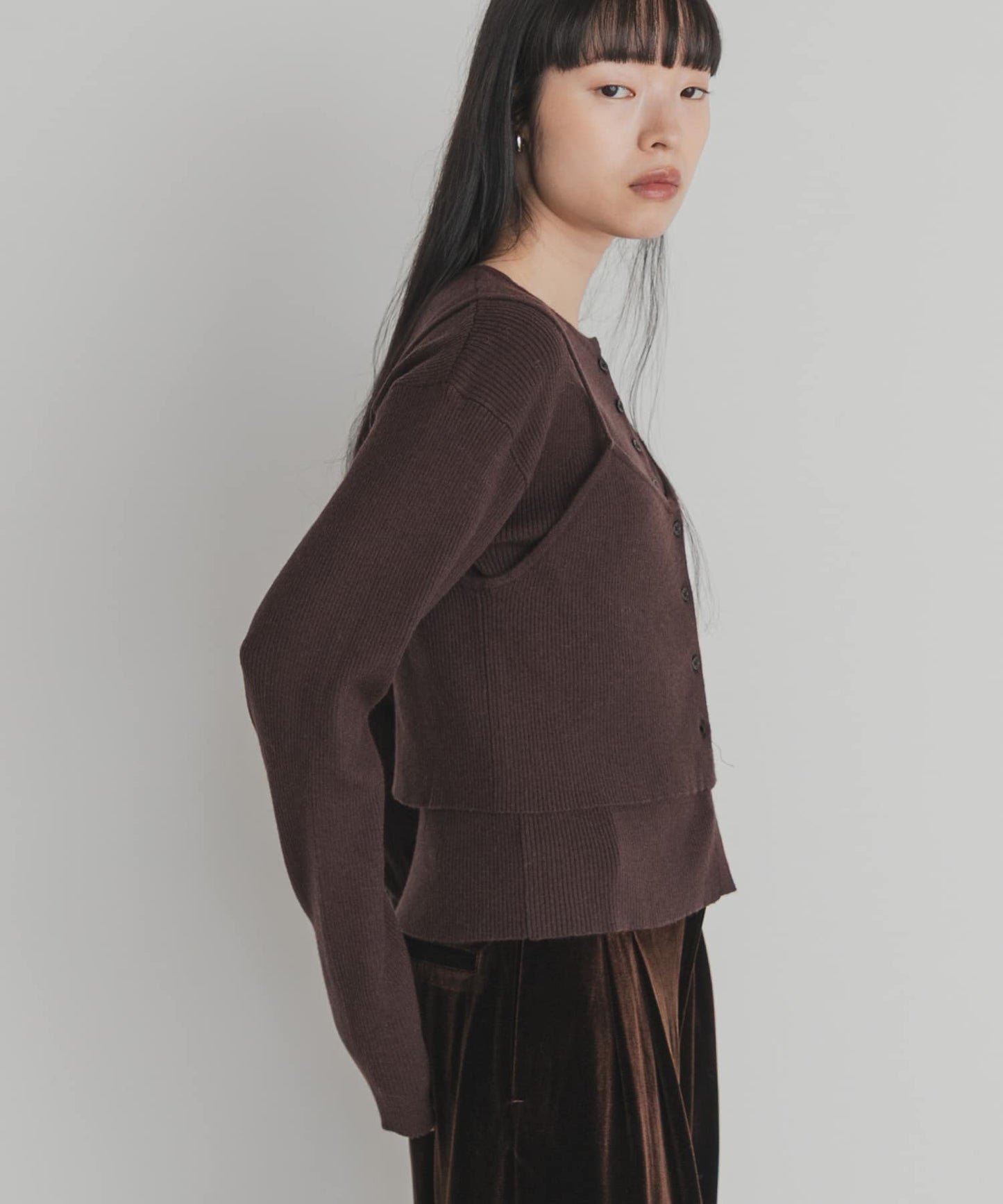 KBF 背心 + 針織衫SET