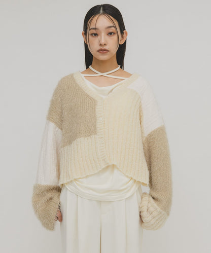 KBF 拼接 Cardigan