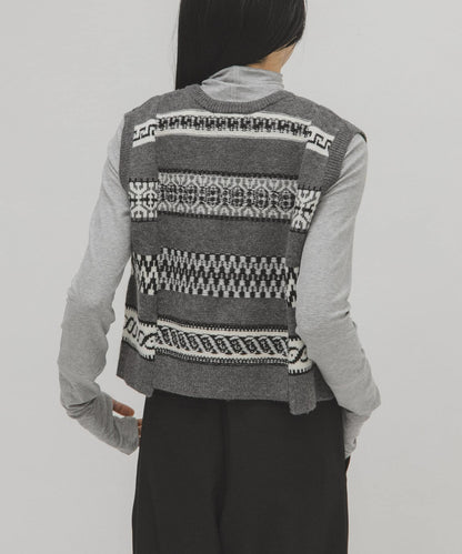 KBF 圖騰綁帶背心