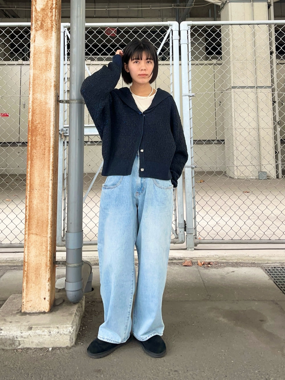 KBF 水手領cardigan