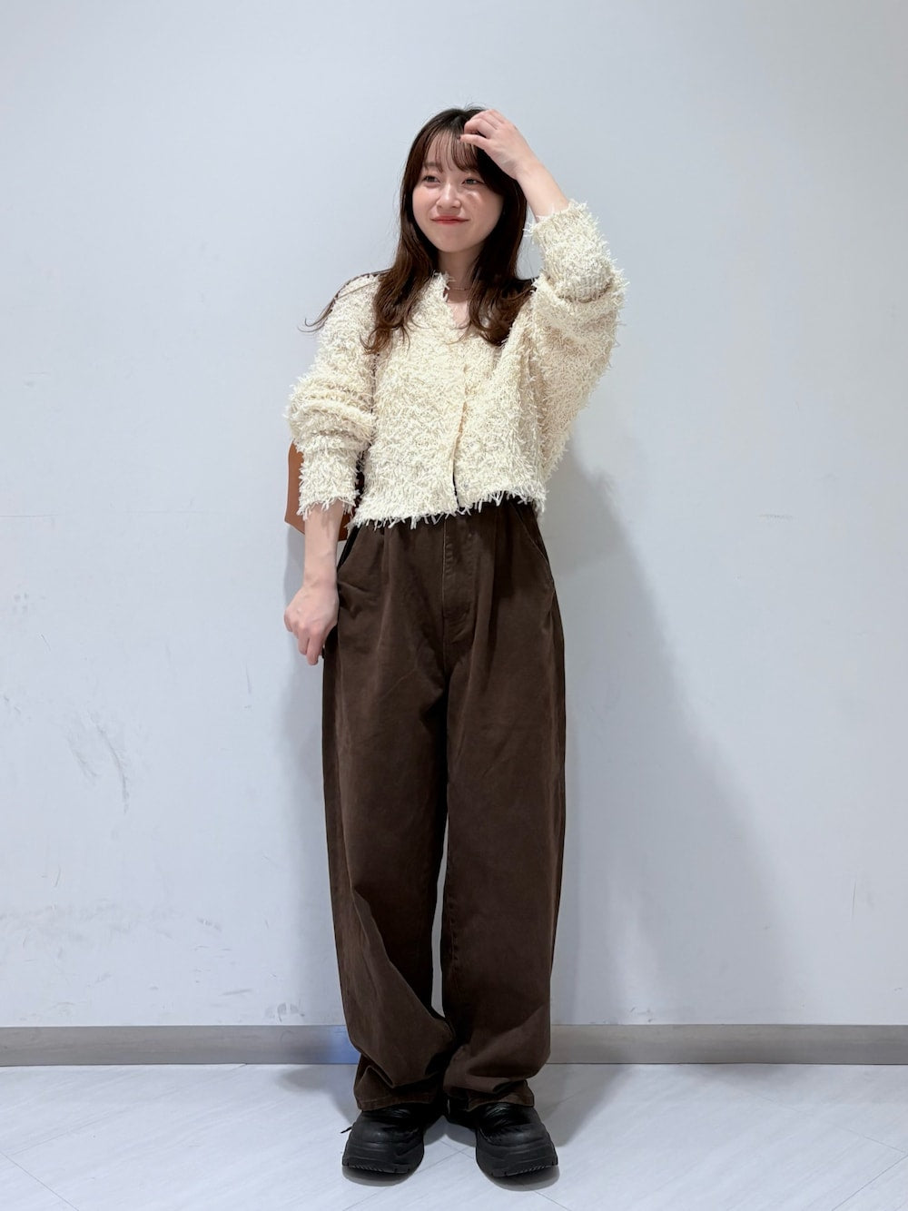 KBF tulle fringe cardigan