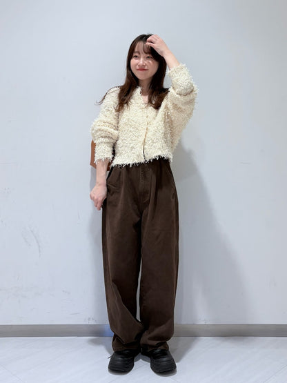 KBF tulle fringe cardigan