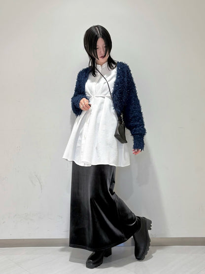 KBF tulle fringe cardigan