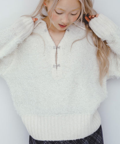 KBF front hook bear knit