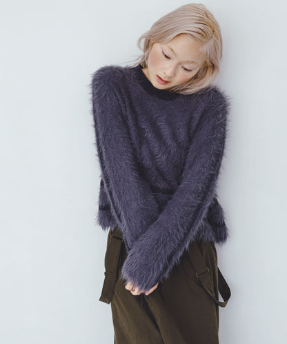 KBF 線條設計毛絨上衣