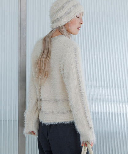 KBF 線條設計毛絨上衣