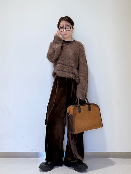 KBF 線條設計毛絨上衣