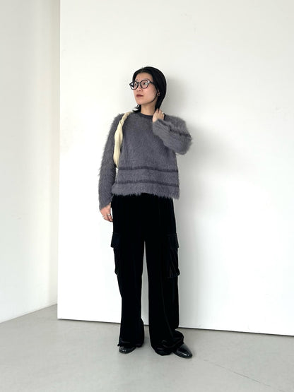 KBF 線條設計毛絨上衣