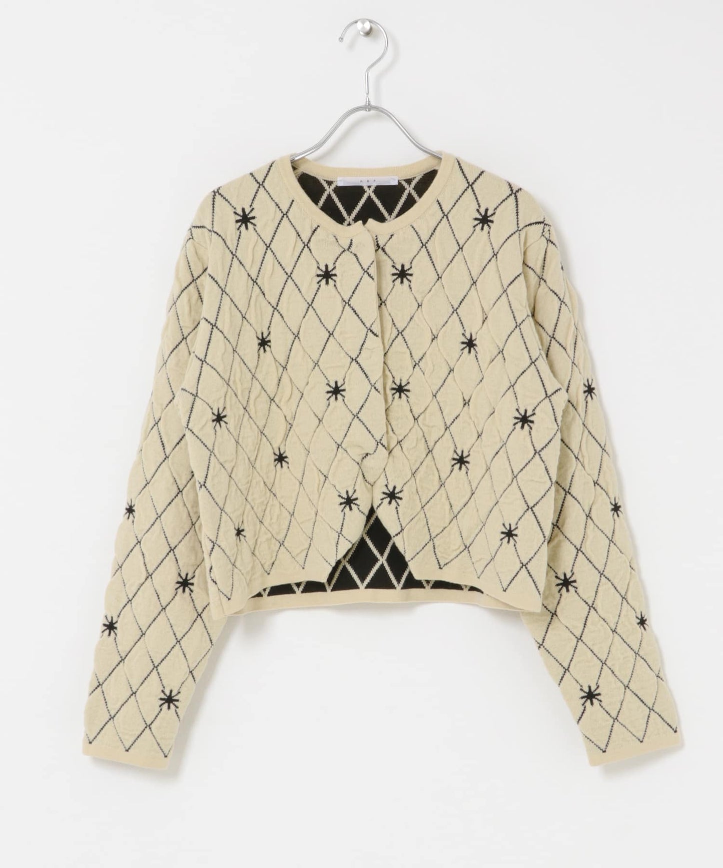 KBF 星星菱格短Cardigan