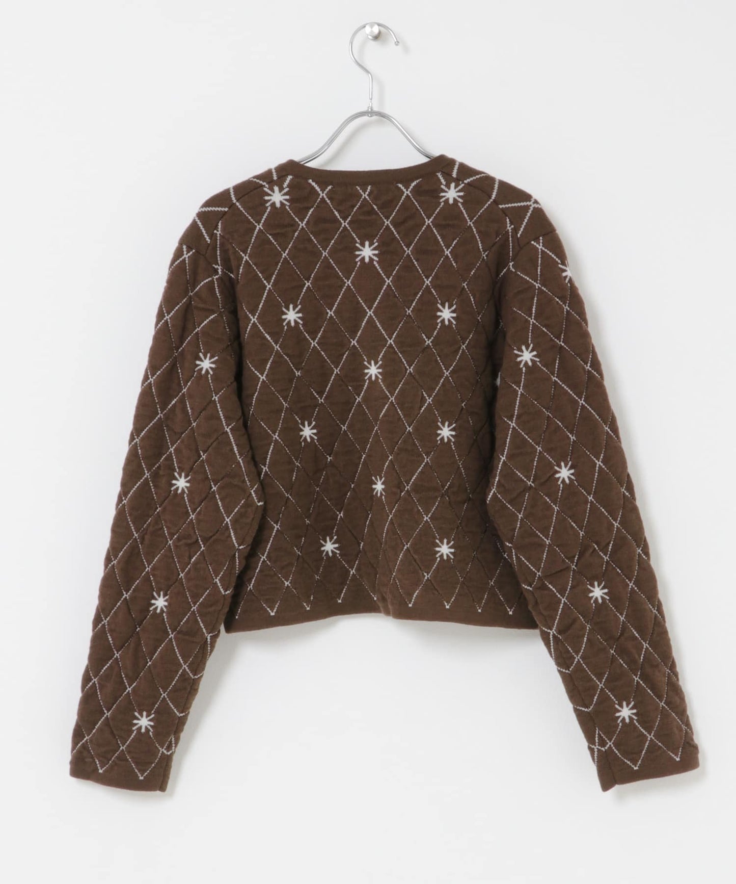 KBF 星星菱格短Cardigan