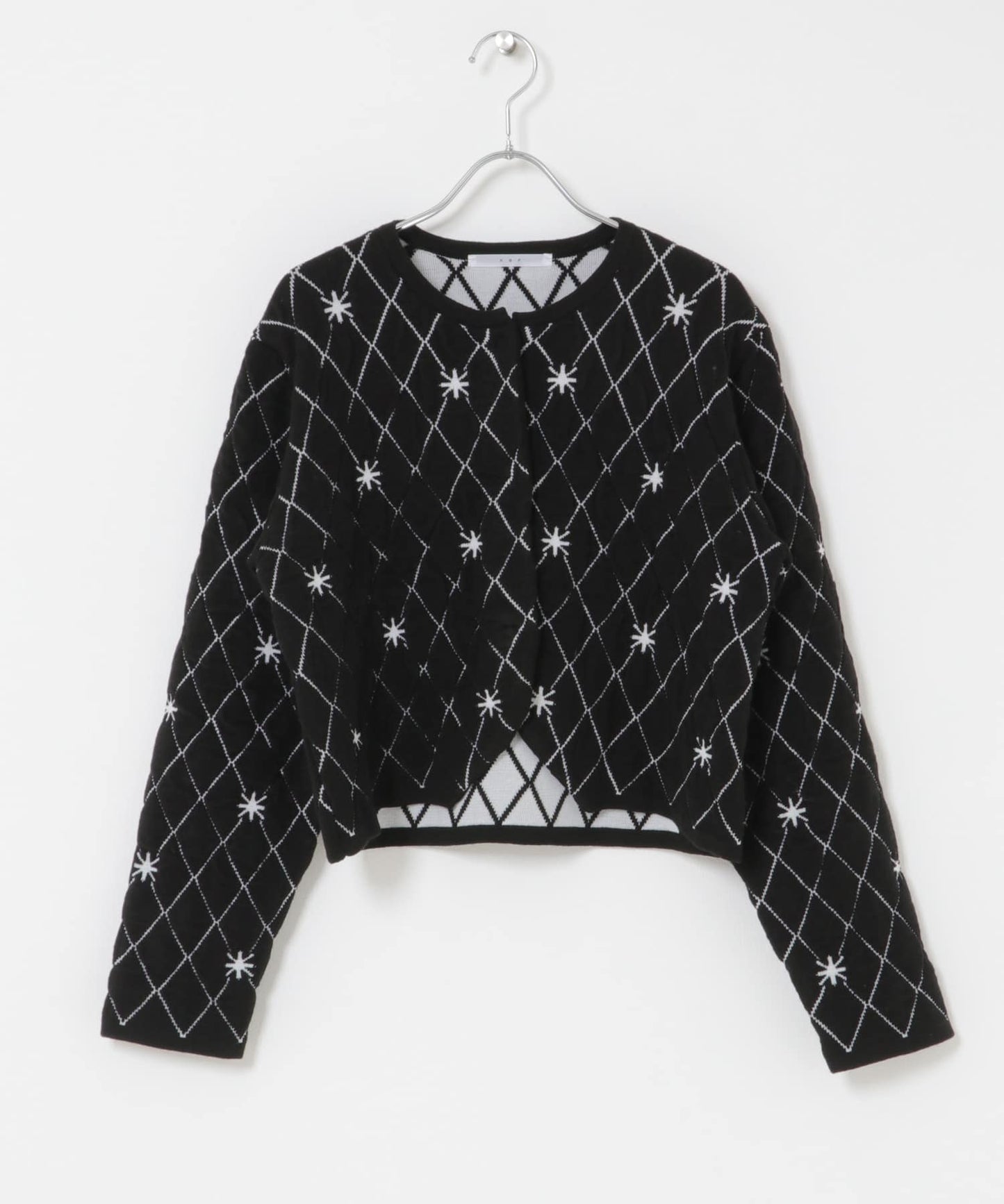 KBF 星星菱格短Cardigan