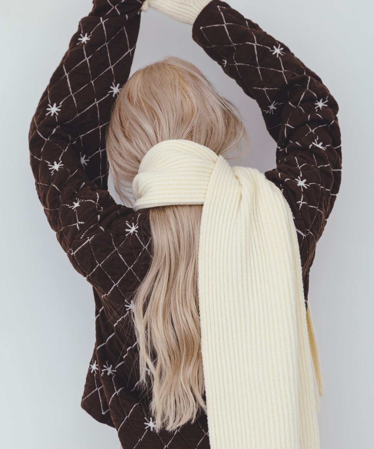 KBF 星星菱格短Cardigan