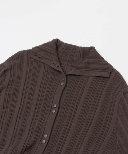 KBF 紐扣隨機羅紋針織衫