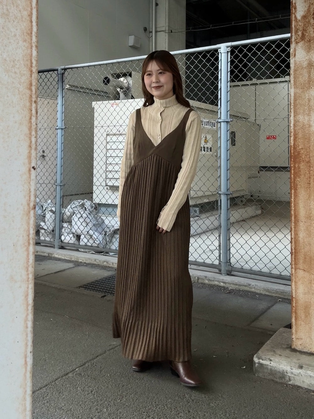 KBF 紐扣隨機羅紋針織衫