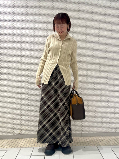 KBF 紐扣隨機羅紋針織衫