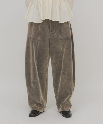 KBF 燈芯絨錐型褲