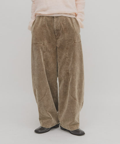 KBF 燈芯絨錐型褲