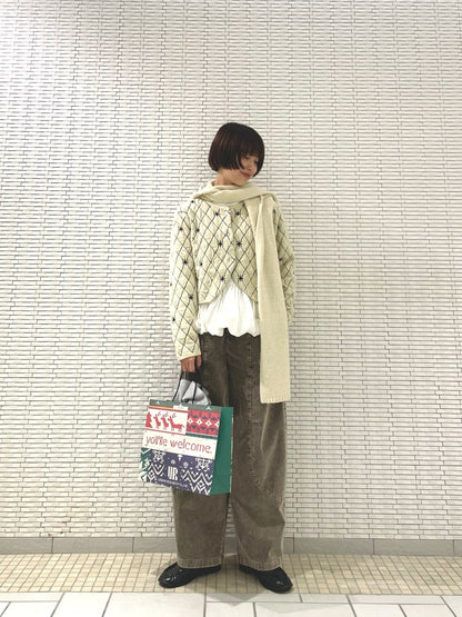 KBF 燈芯絨錐型褲