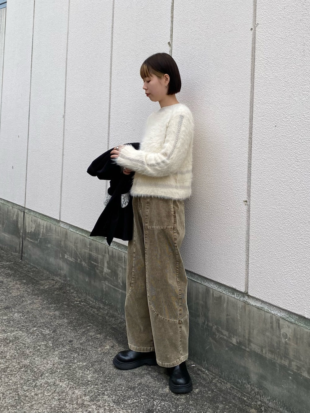 KBF 燈芯絨錐型褲