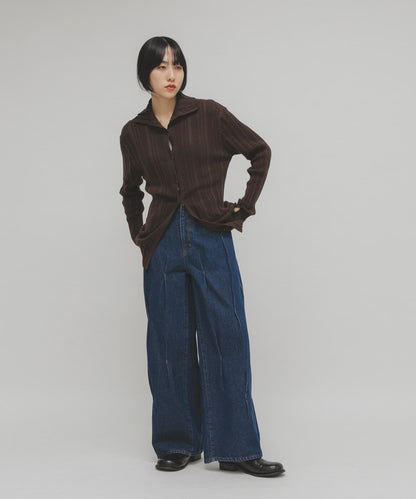 KBF 設計寬牛仔褲