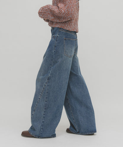 KBF WIDE 修身牛仔褲