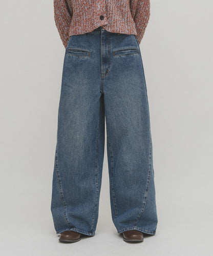 KBF WIDE 修身牛仔褲