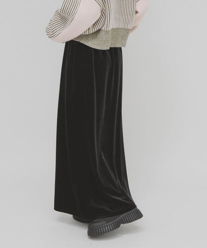 KBF 光澤天鵝絨裙