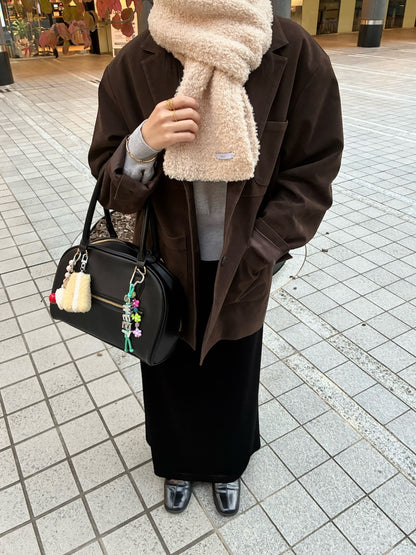 KBF 光澤天鵝絨裙