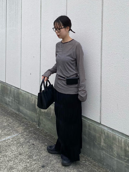 [背心+裙] KBF Majolica pleated dress SET