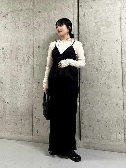 [背心+裙] KBF Majolica pleated dress SET