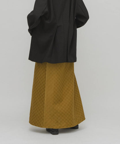 KBF 格紋燈芯絨吊帶連身裙