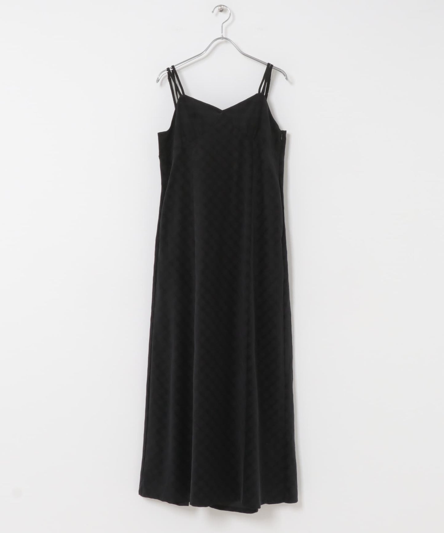 KBF 格紋燈芯絨吊帶連身裙