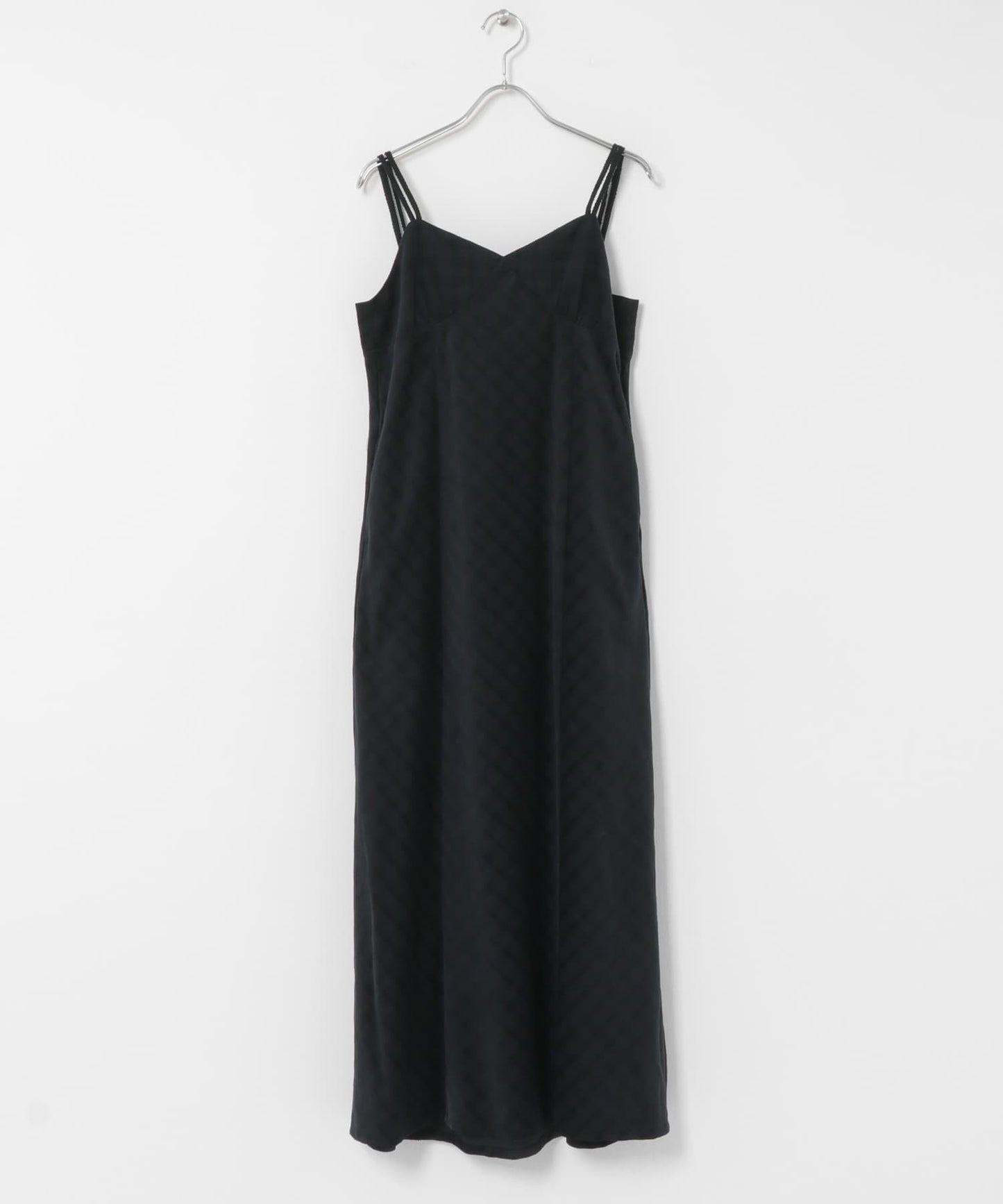 KBF 格紋燈芯絨吊帶連身裙