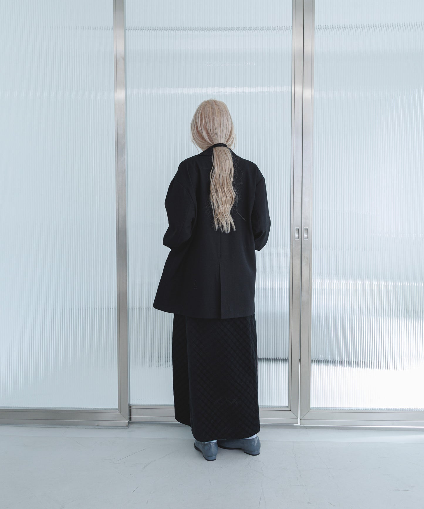 KBF 格紋燈芯絨吊帶連身裙