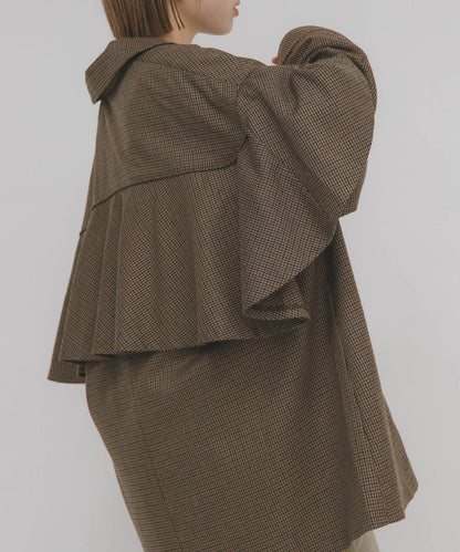 KBF 荷葉邊傘形外套