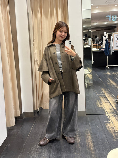 KBF 荷葉邊傘形外套