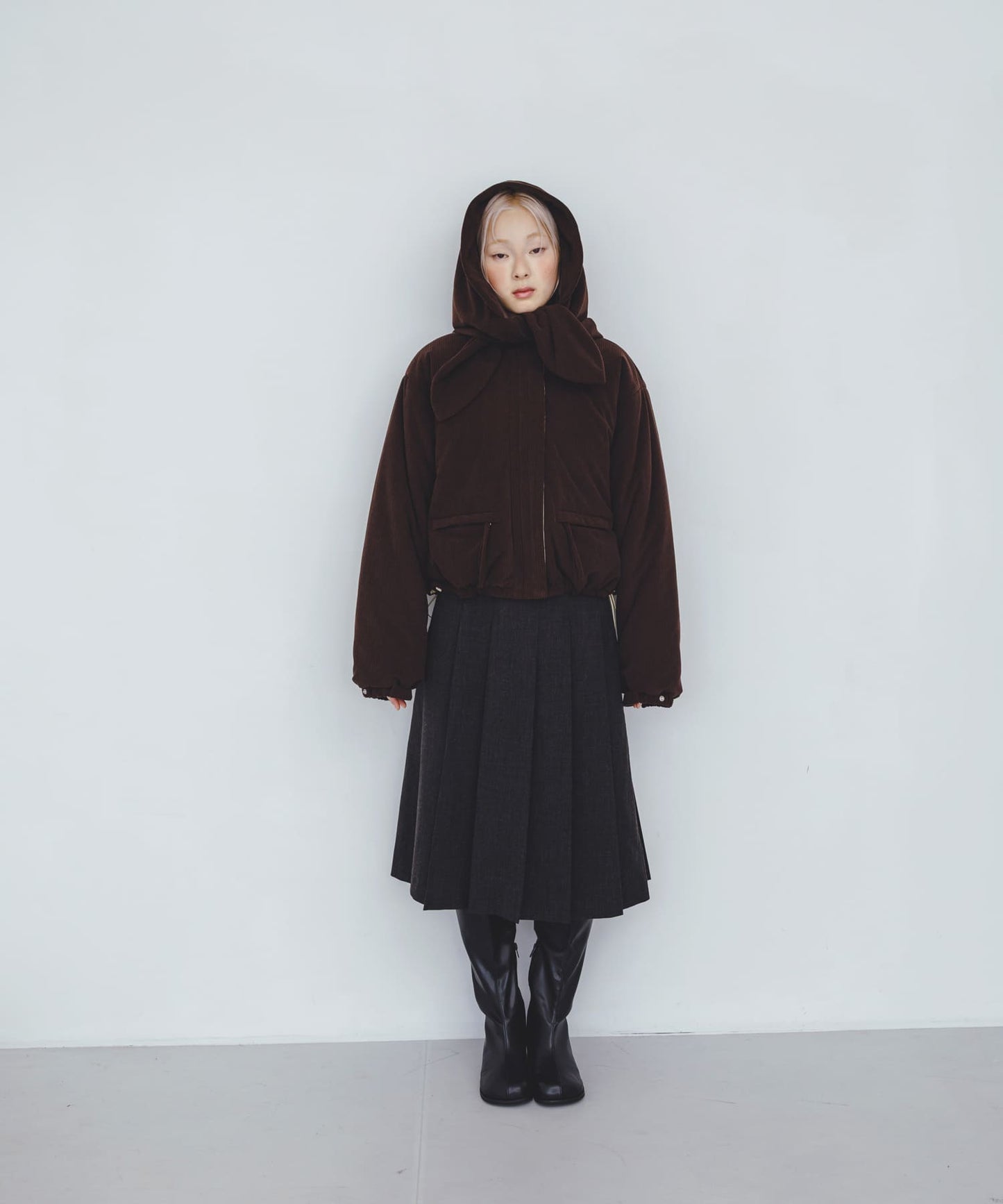 KBF 帽 ＋ 雙面穿外套（燈芯絨＋尼龍）