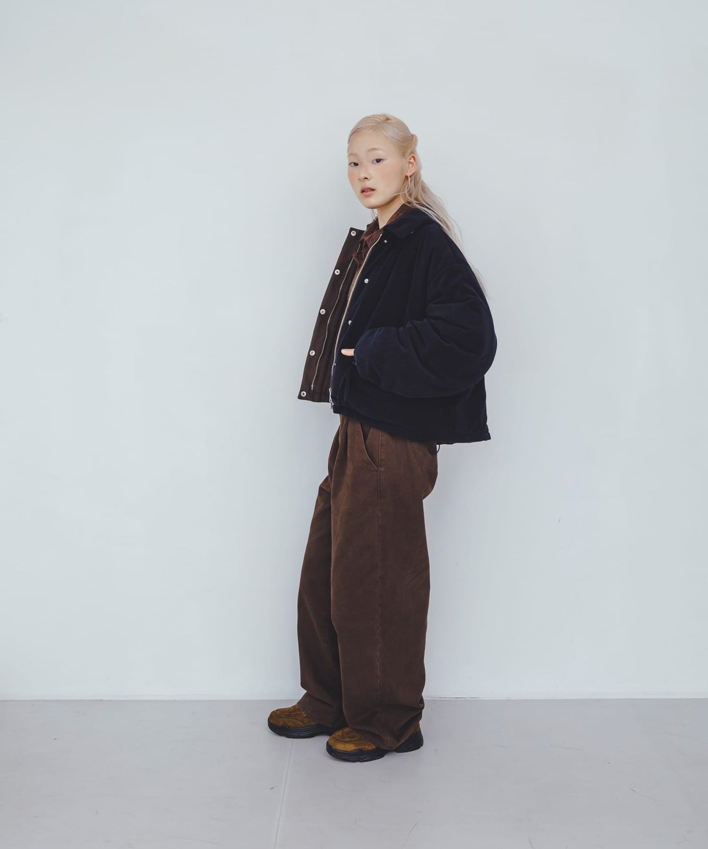 KBF 帽 ＋ 雙面穿外套（燈芯絨＋尼龍）