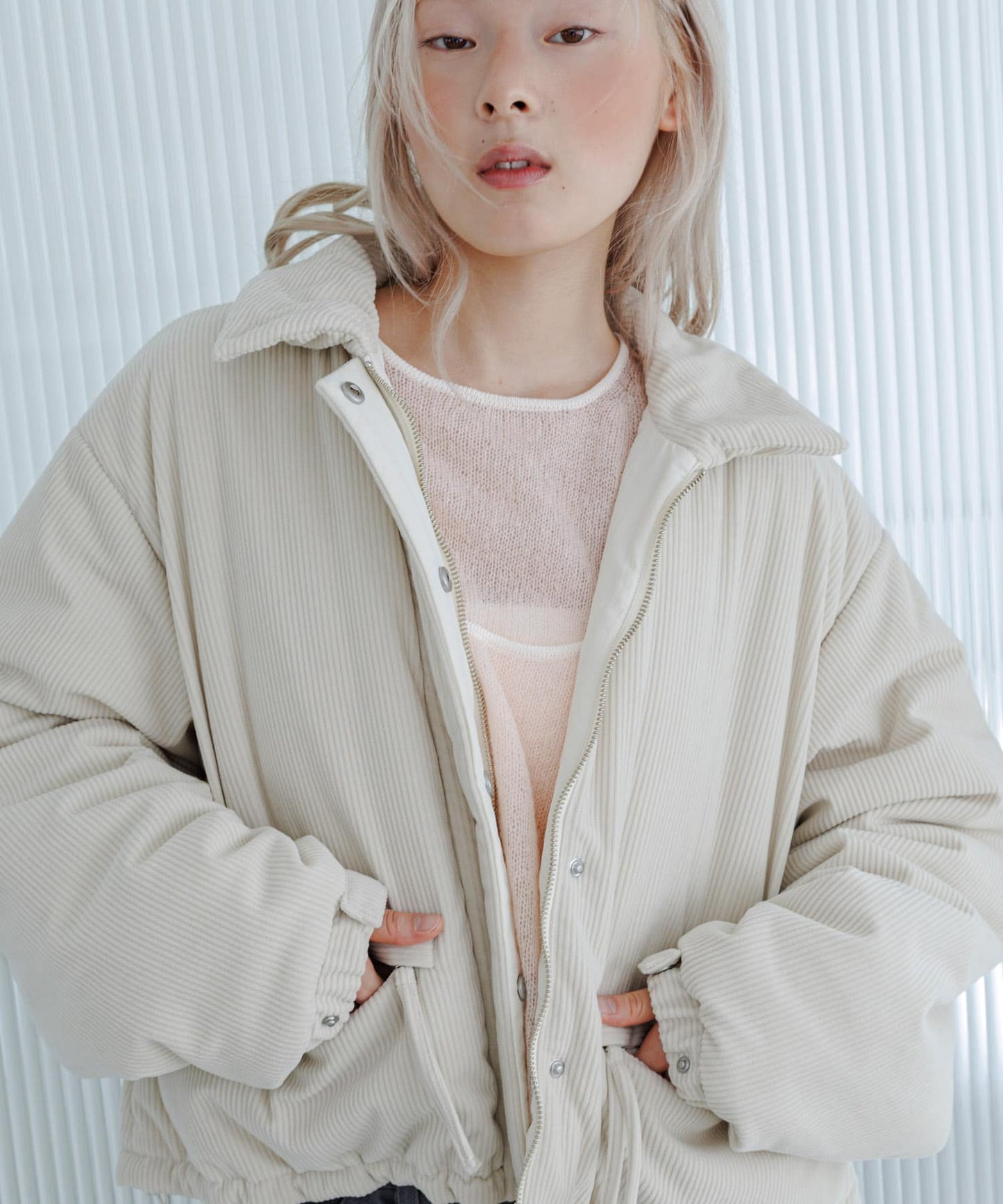 KBF 帽 ＋ 雙面穿外套（燈芯絨＋尼龍）