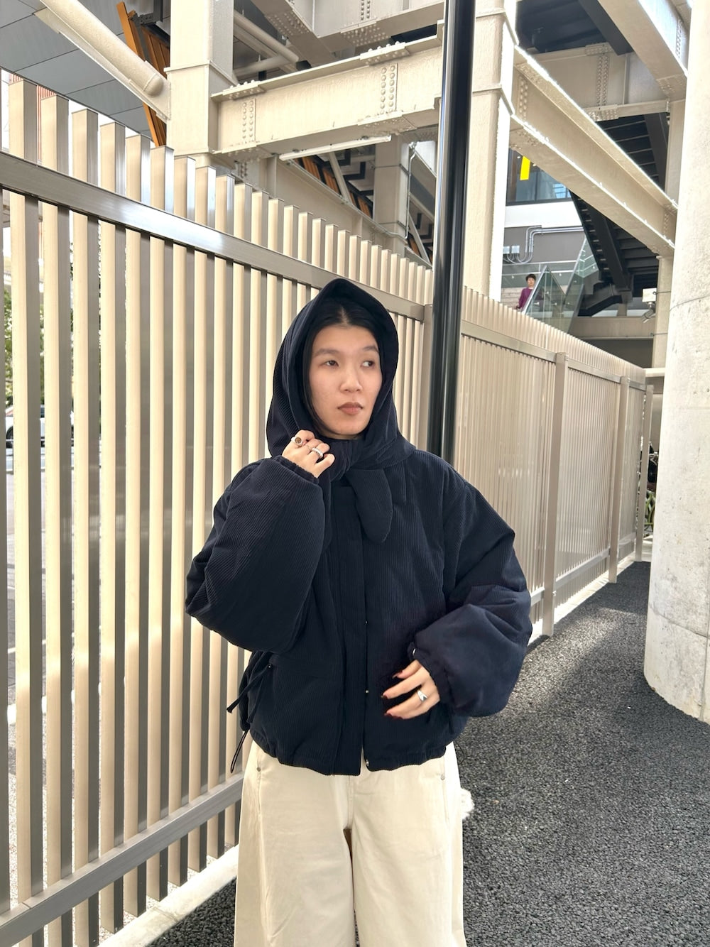 KBF 帽 ＋ 雙面穿外套（燈芯絨＋尼龍）