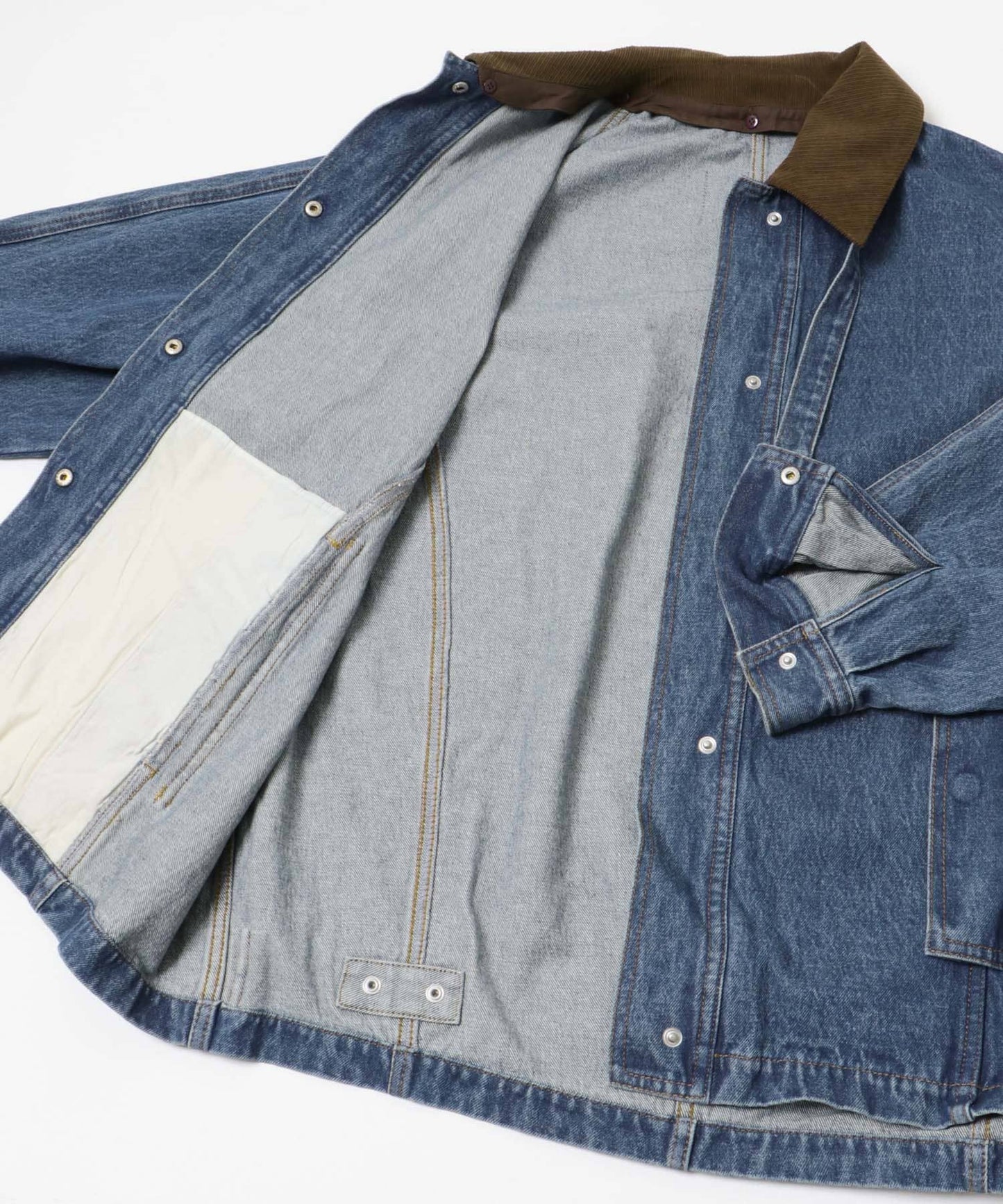 KBF 2WAY color denim blouson