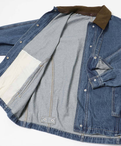 KBF 2WAY color denim blouson