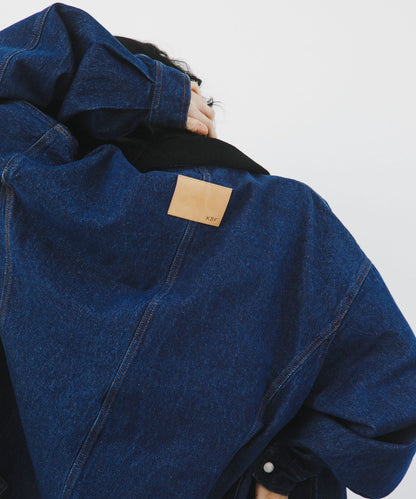 KBF 2WAY color denim blouson